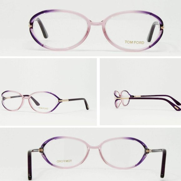 Tom Ford Optical FT5212V Color 074 Purple Gradient 53mm New Authentic! - Picture 2 of 7